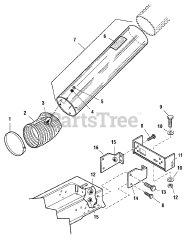 Snapper 1694543 - Snapper Wide Body Cart Collector Hitch & Tube Kit
