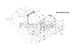 Simplicity ZT 2348 T - Simplicity Colt 48" Zero-Turn Mower, 23hp Kohler Reservoir Mount &amp; Battery Group (S/N: 338 &amp; below) (7090rbg1)