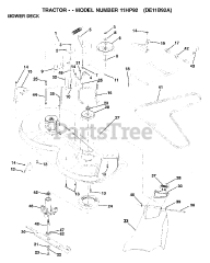 Electrolux/AYP DE 11B92 A - Electrolux/AYP Lawn Tractor