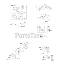 Briggs & Stratton 157202-1014-E8 - Briggs & Stratton Horizontal Engine