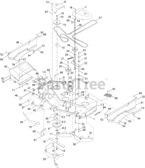 Toro 74898 (XS 5450) - Toro 54" Titan Zero-Turn Mower (SN: 412000000 - 412799999) 54in Deck and Decal Assembly