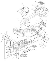 Craftsman 107.277720 (2690428) - Craftsman ZT7000 Series 44" Zero-Turn Mower, 20hp Kohler (2005)