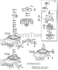 Briggs & Stratton 111707-3048-01 - Briggs & Stratton Vertical Engine (3)Sump Bases,Vertical Pull