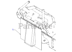 Cub Cadet 59A50007 (59A50007150) - Cub Cadet Mesh Storage Bag (2018) General Assembly