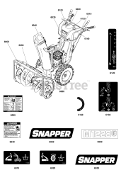Snapper M 1228S (1697342-01) - Snapper 28" Snow Thrower, 12.5hp (2020)