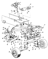 White Outdoor 145-995-190 - White Outdoor Garden Tractor, 18hp (1985)