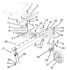 Ariens 731055 - Ariens 48" Dethatcher Attachment