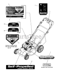 Snapper SPV 22675HW (7800190) - Snapper 22" Walk-Behind Mower, 6.75hp