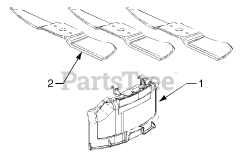 Cub Cadet 564 (590-564-100) - Cub Cadet 44" Mulch Kit Mulch Kit