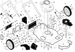 Poulan Pro PR 625Y21RKP (961420036-00) - Poulan Pro Walk-Behind Mower (2007-01)