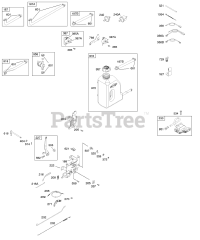 Briggs & Stratton 216902-0016-E1 - Briggs & Stratton Vertical Engine Controls, Governor Spring, Ignition