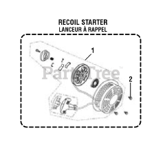 PowerStroke PS 9C3501 A - PowerStroke 3500 Watt Generator General Assembly (RECOIL STARTER)