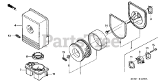 Honda GD320 QAAE (GPB) - Honda Engine, Made in Japan (SN: GPB-1000001 - GPB-1008896) AIR CLEANER