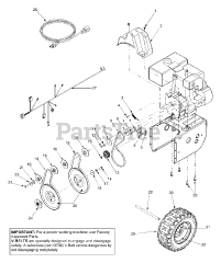 Huskee 31AE6C3H131 - Huskee Snow Thrower (2004) (Tractor Supply)