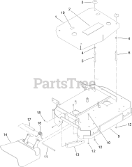 Toro 30672 - Toro 32" Walk-Behind Mower, Fixed Deck, T-Bar, Gear Drive (SN: 313000001 - 313999999) (2013) Deck and Shield Assembly