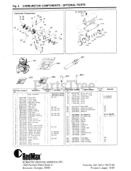 RedMax EBA 430 - RedMax Backpack Blower (1990-10)