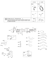 Briggs & Stratton 204412-0105-E9 - Briggs & Stratton Horizontal Engine Alternator, Ignition