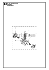 Husqvarna 236 - Husqvarna Chainsaw CRANKSHAFT