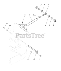 Ferris 4000/72 (5901097) - Ferris 72" Mower Deck 61" &amp; 72 Mower Deck - Rear Mount Bars