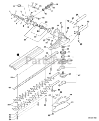 Echo HCA-265 - Echo Articulating Hedge Trimmer (SN: S77911001001 - S77911999999)