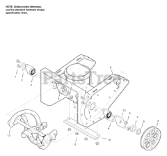 Husqvarna 521 SSE (621502x37NA) - Husqvarna 21" Snow Blower (2006-11) Auger Housing Group