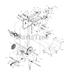 Huskee 317E643F131 - Huskee Snow Thrower (1997) (Tractor Supply) Frame Assembly