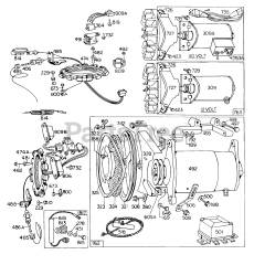Briggs & Stratton 146432-1663-XX - Briggs & Stratton Horizontal Engine Electric Starters, Misc Elect