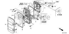 Honda EM4000SX AT1 (EBRC) - Honda Generator, Made in China (SN: EBRC-1000001 - EBRC-1499999) AIR CLEANER (2)