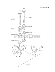 Kawasaki FA130D-AS21 - Kawasaki Engine VALVE/CAMSHAFT