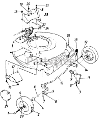 MTD 12872-8 - MTD Walk-Behind Mower (1988)