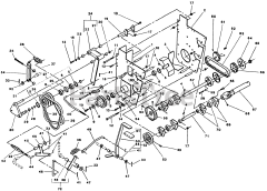 Exmark EXS-20KC - Exmark Explorer Zero-Turn Mower, 20hp Kohler (SN: 090000 - 101999) (1994) Blower, Primary &amp; Secondary Transfer Group