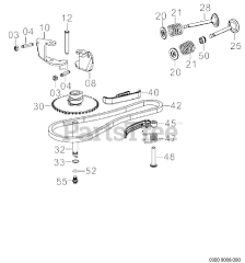 Subaru Robin EA190VS5030 (EA190V) - Subaru Robin Engine 300 Intake &amp; Exhaust