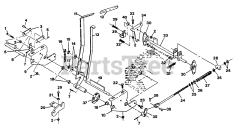 Exmark TR18KO - Exmark Turf Ranger Front Mount Mower, 18hp Kohler (SN: 080000 - 089999) (1993)