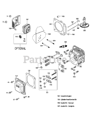 MTD 1P65B0C - MTD Engine 1P65B0C Cylinder Head