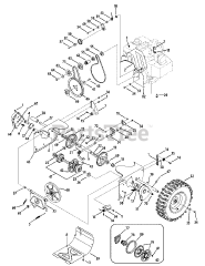 Cub Cadet 524 SWE (31AH53TR010) - Cub Cadet 24" Snow Thrower (2008) Drive System