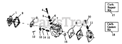Paramount PLT 2245 - Paramount String Trimmer CARBURETOR WA-207 BREAKDOWN