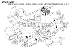 Husqvarna Jet 50 R (954053811) - Husqvarna Walk-Behind Mower (2001-03) PRODUCT COMPLETE
