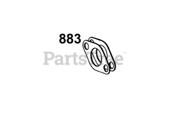 Briggs & Stratton 44C677-0001-B5 - Briggs & Stratton Vertical Engine Exhaust Group
