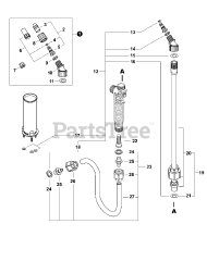 Shindaiwa SP 30 BPE - Shindaiwa Manual Sprayer, Backpack (SN: N08700001001 - NP8700999999)