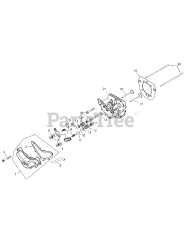 Cub Cadet LTX 1042 (13WX91AS010) - Cub Cadet 42" Lawn Tractor (2010) Head, Valve &amp; Breather