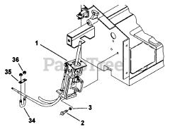 Snapper Z 1402K (7080184) - Snapper Zero-Turn Mower, 14hp Joystick Steering Control Parts (Part 1)