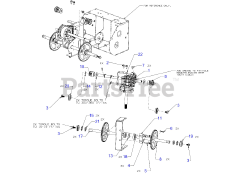 Troy-Bilt 23A-1AXA711 - Troy-Bilt FLEX Power Unit (2017) Transmission