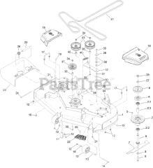 Toro 74465 (HD 2000) - Toro 48" Titan Zero-Turn Mower (SN: 400000000 - 403350971) Deck Assembly