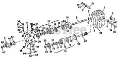 Cub Cadet 1712 (145-782-100) - Cub Cadet Garden Tractor Hydrostatic Transmission