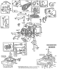 Briggs & Stratton 96582-3136-01 - Briggs & Stratton Vertical Engine Cylinder,Sumps,Mufflers,Misc