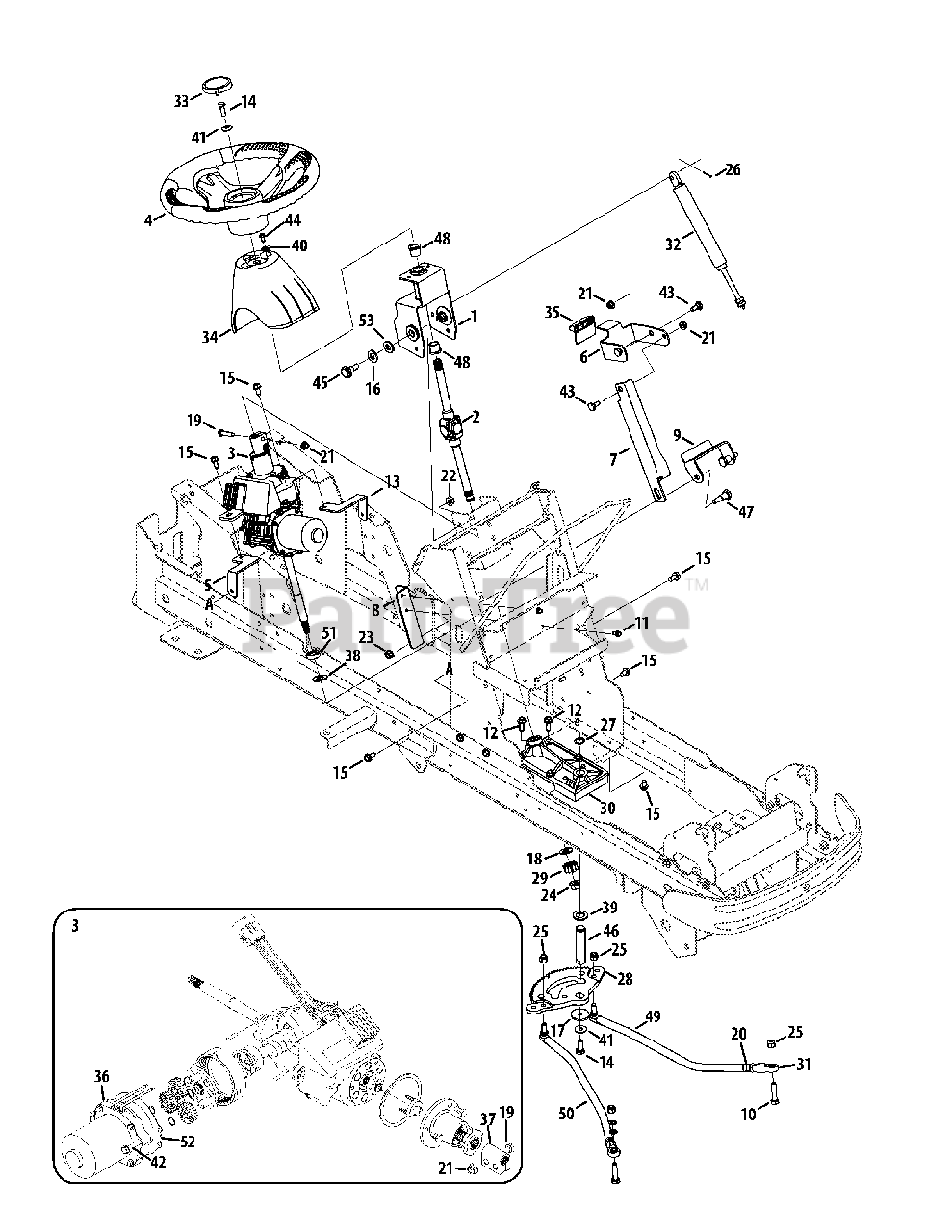 Cub Cadet XT3GSX (14AD3LE010) Cub Cadet XT3 Enduro Garden Tractor