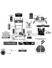 Troy-Bilt 2840 (31AH64Q4711) - Troy-Bilt Storm 28" Snow Thrower (2012) Label Map 31AH64Q4