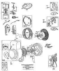 Briggs & Stratton 82232-0152-XX - Briggs & Stratton Horizontal Engine