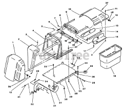Exmark EXS-18KO - Exmark Explorer Zero-Turn Mower, 18hp Kohler (SN: 060000 - 069999) (1991)