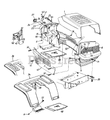 Select Series 48443 (136Q665G013) - Select Series Lawn Tractor (1996) (Costco)